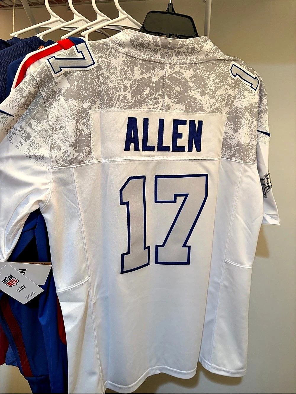 Nike Buffalo Bills Josh Allen Nike 2025 Rivalries Collection Game Jersey 2025